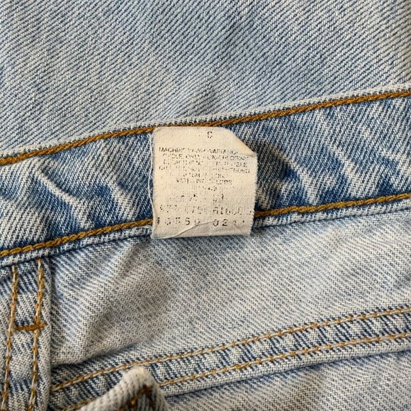 Vintage LEVI’S Mens Jeans Sz 36x30 Orange Tab 550 Relaxed Tapered Light Wash 90s - Picture 5 of 12